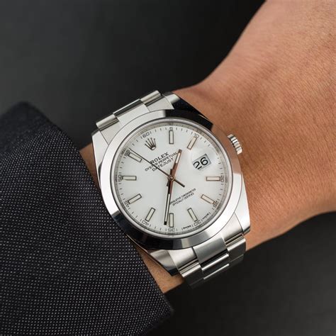 rolex 126300 white dial